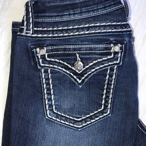 Miss Me Signature Bootcut w/ Button Flap Pockets
